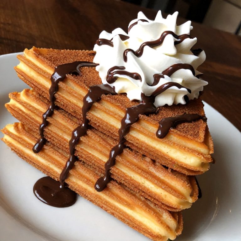 cinnamon sugar churro pancakes