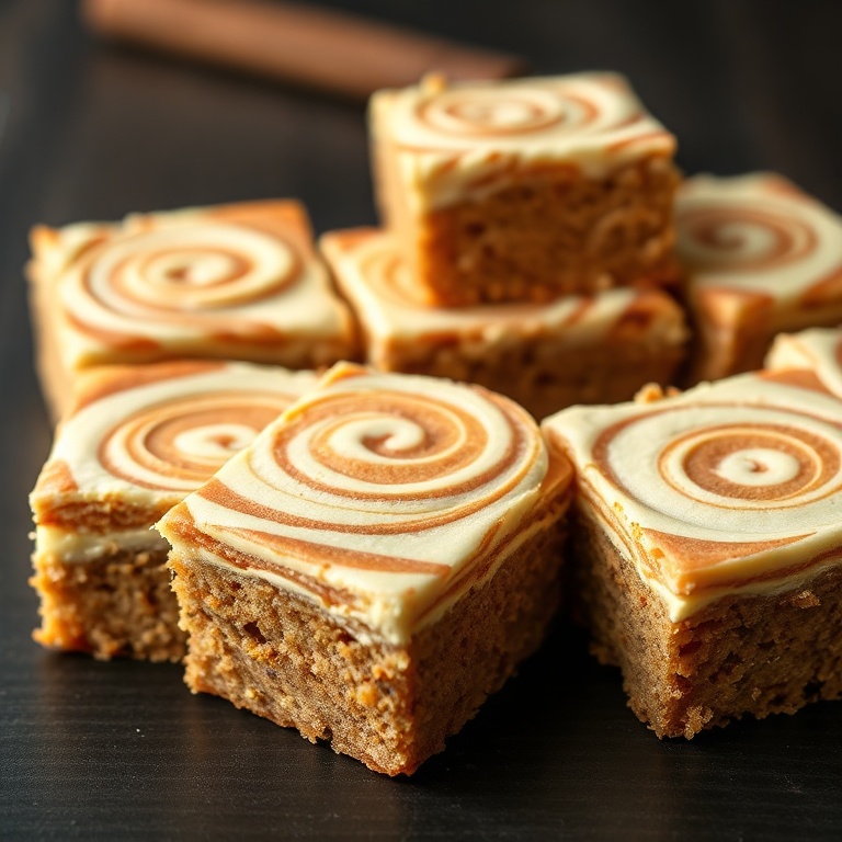cream cheese swirl carrot cake bars