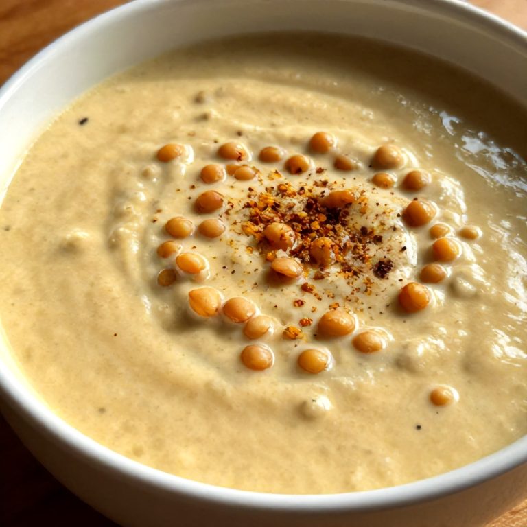 Creamy Moroccan Harissa Lentil Soup
