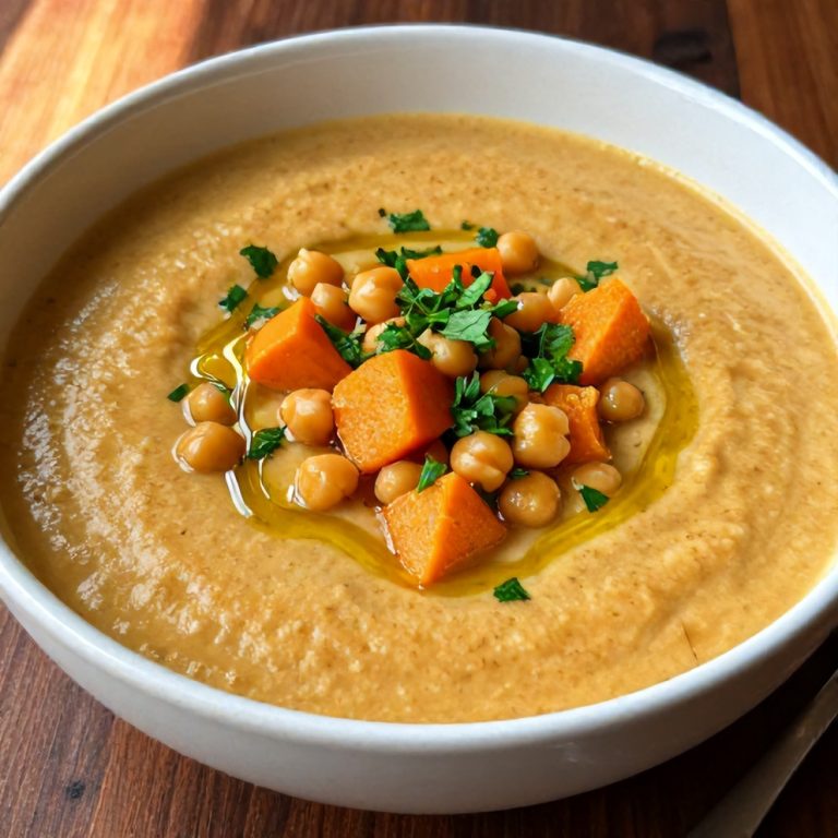 Creamy Moroccan Sweet Potato Soup