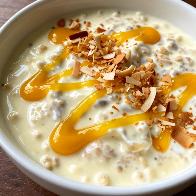 pandan coconut overnight oats