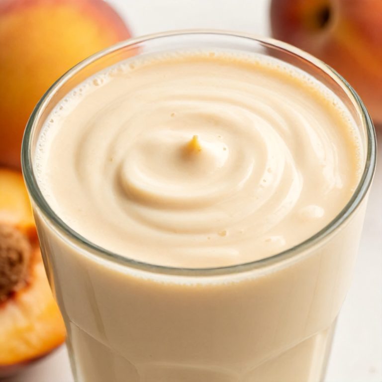 Creamy Peach Protein Shake
