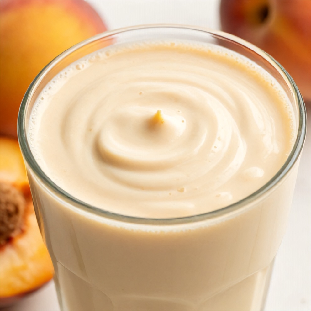 Creamy Peach Protein Shake