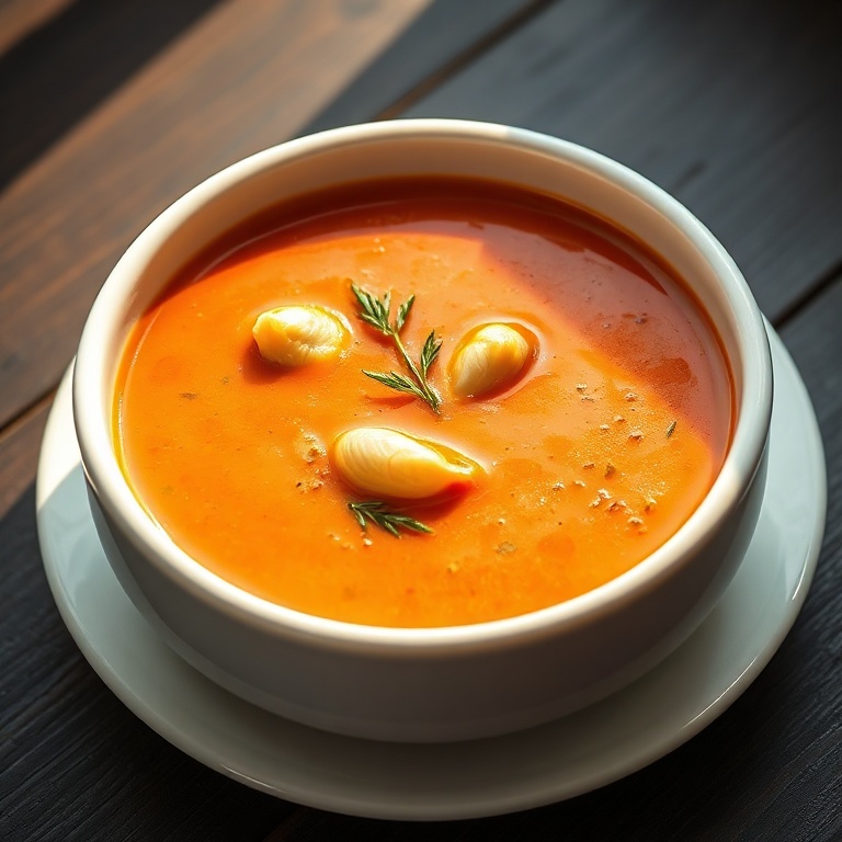 Creamy Roasted Garlic Tomato Soup