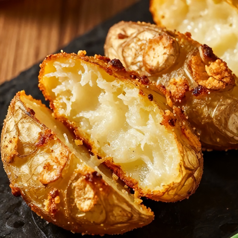 air fryer smashed potatoes