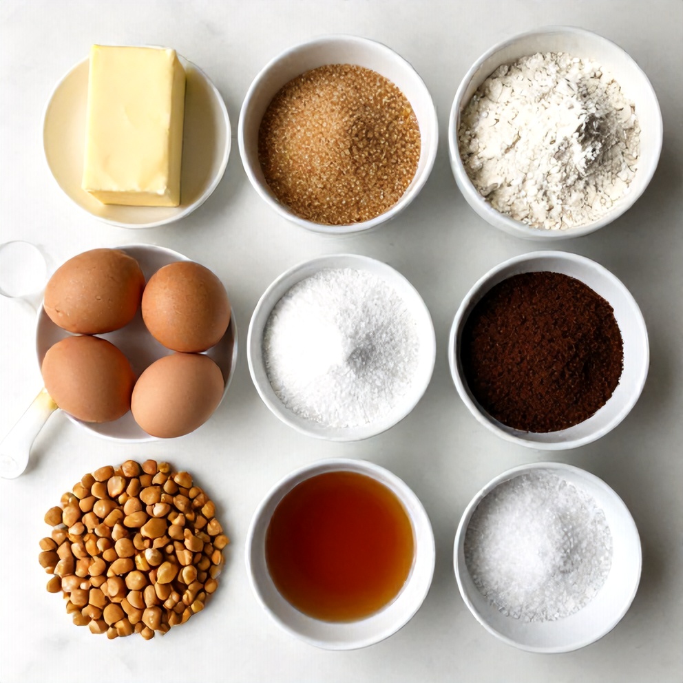 Brown Butter Coffee Toffee Cookies Ingredients