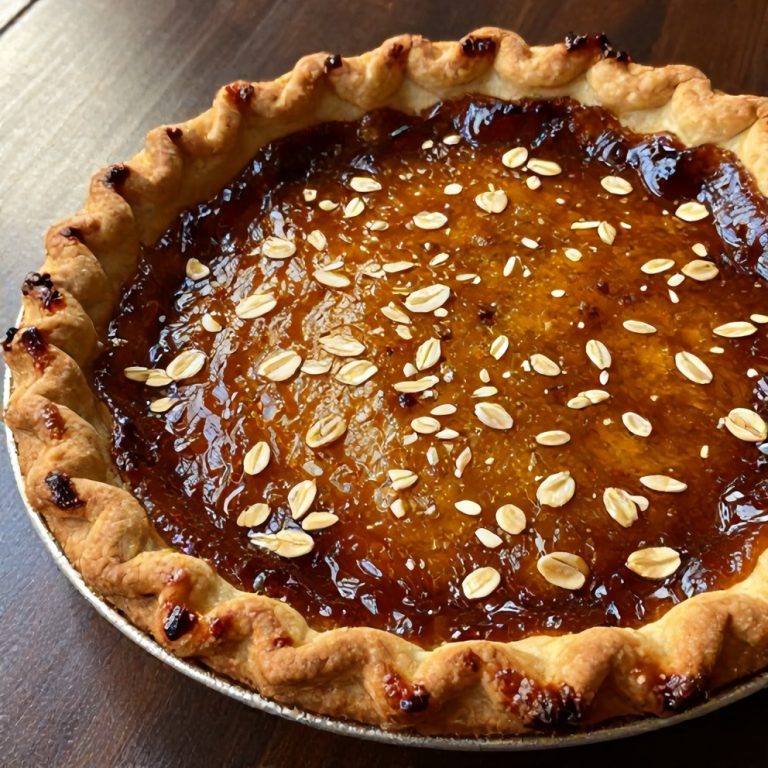 burnt honey pie
