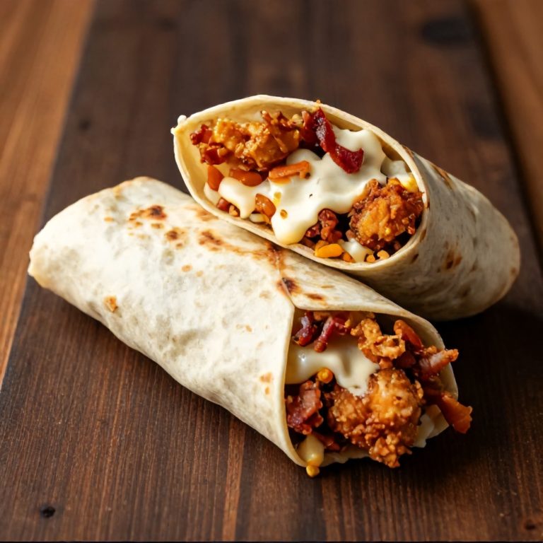 crispy chicken bacon ranch wrap