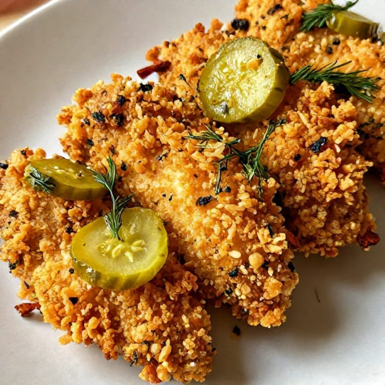 Crispy Dill Pickle Parmesan Chicken