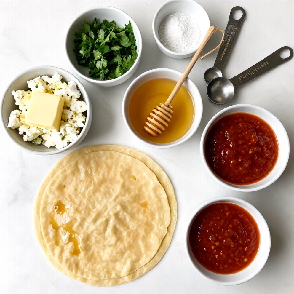 Crispy Feta Phyllo Rolls Ingredients