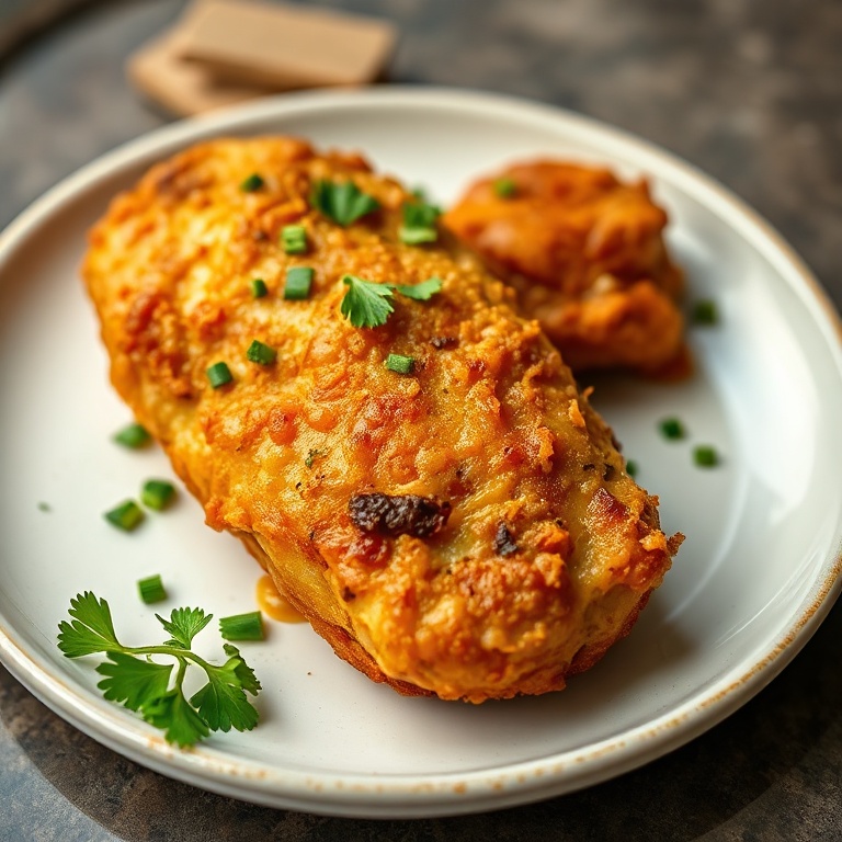 Crispy Garlic Butter Fried Chicken