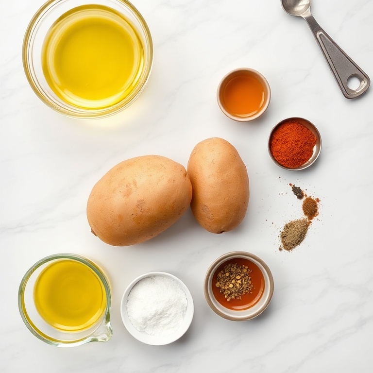 Ingredients for Crispy Homemade Hash Browns