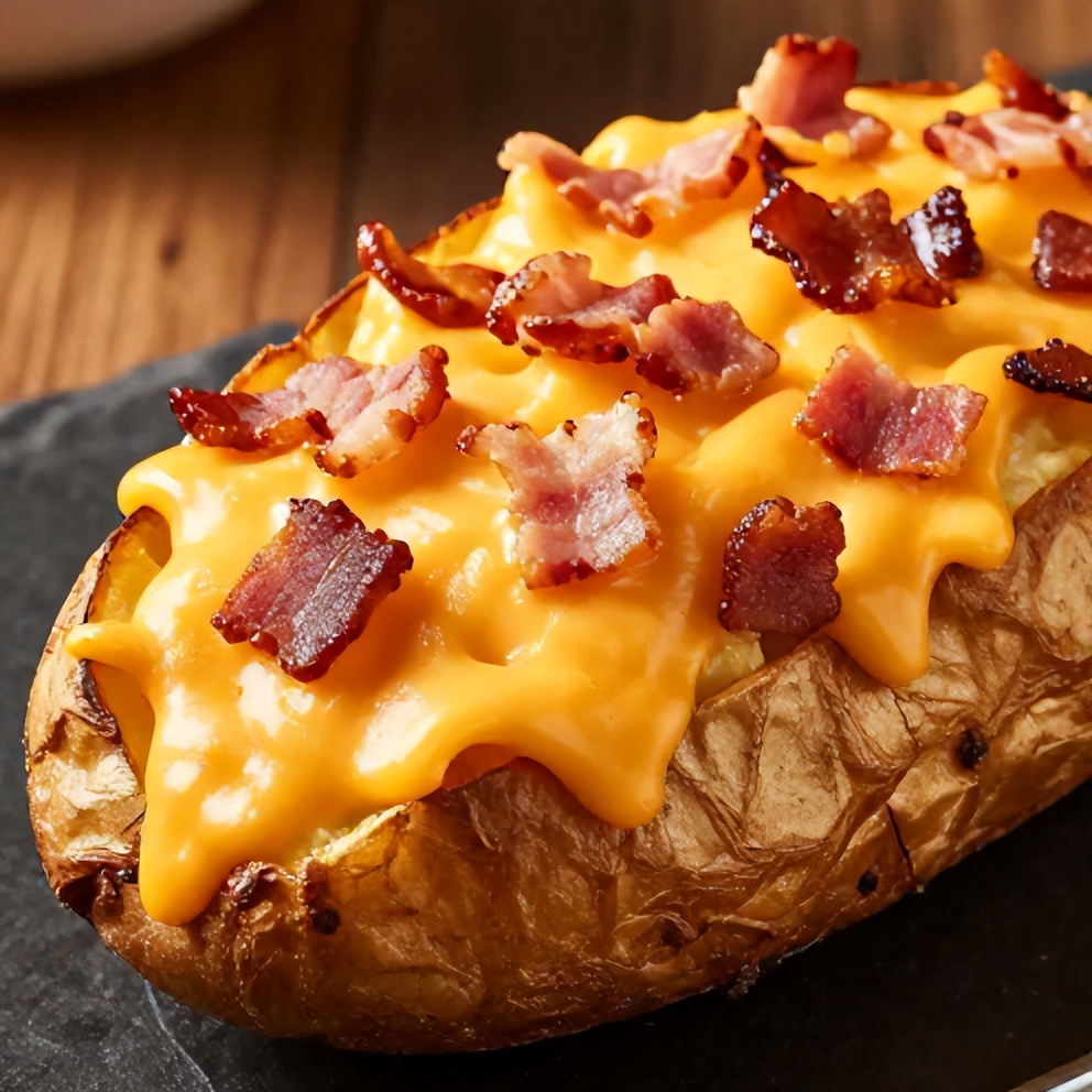 Crispy Loaded Baked Potatoes