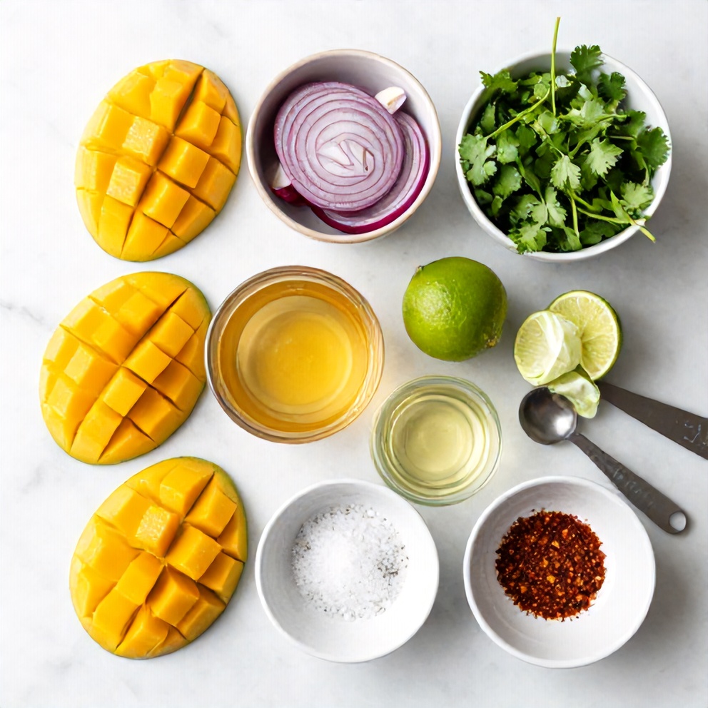 Mango Slaw Ingredients
