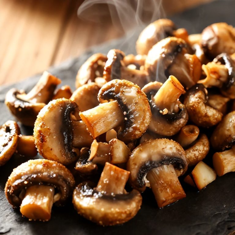crispy sautéed mushrooms