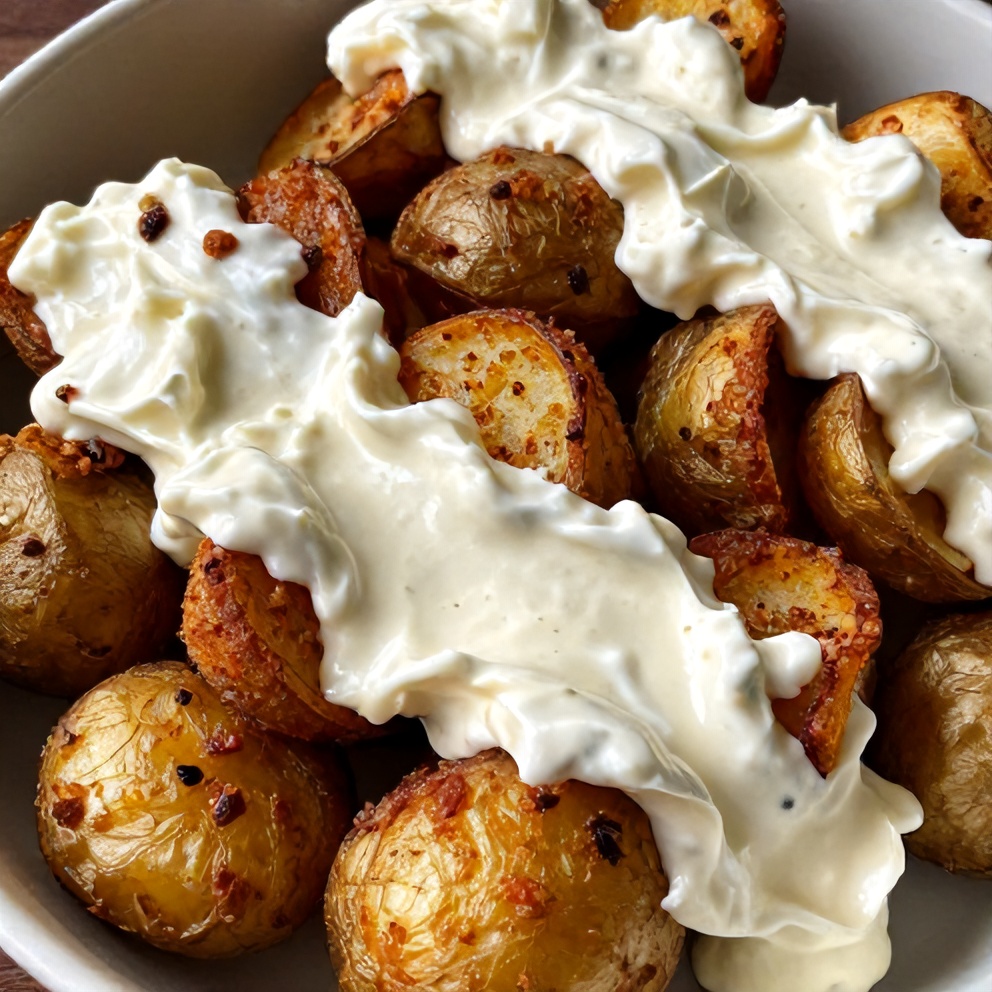 Crispy Za’atar Smashed Potatoes