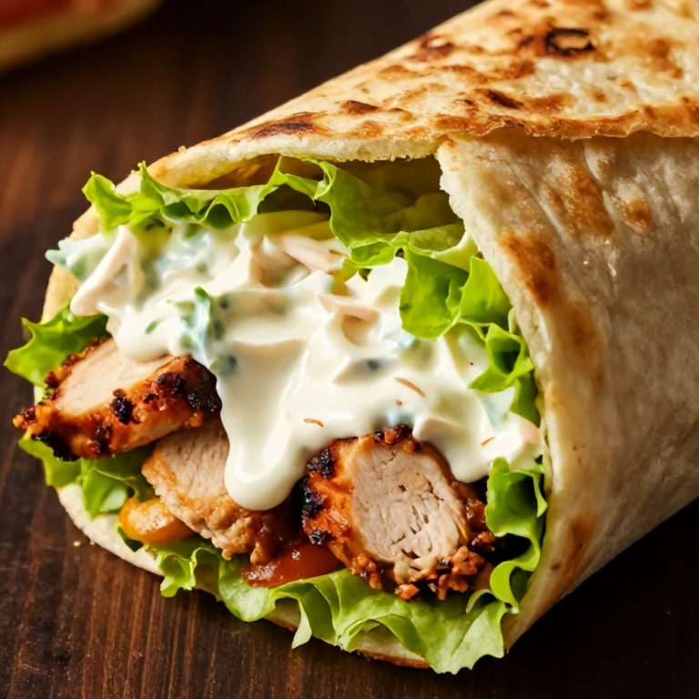 Easy BBQ Chicken Wraps