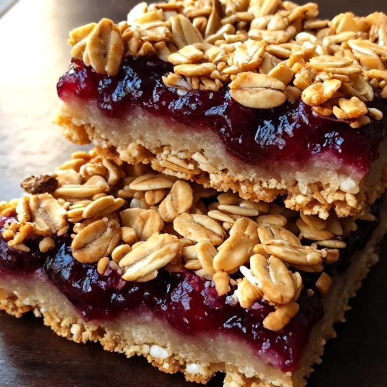 Easy Berry Oat Bars