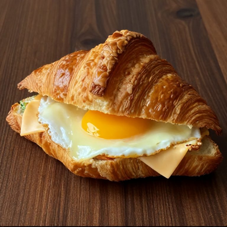 Easy Breakfast Croissant Sandwiches