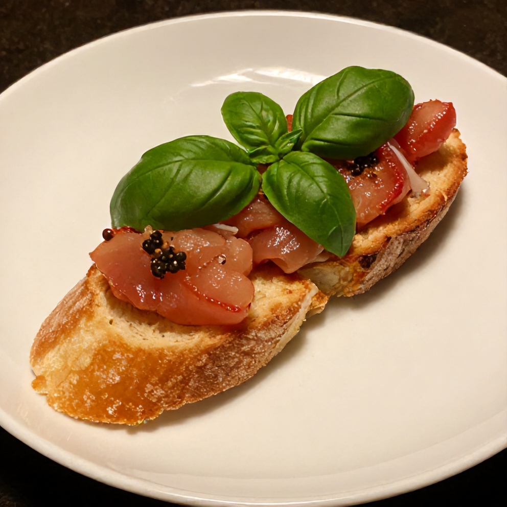 Plated Easy Bruschetta