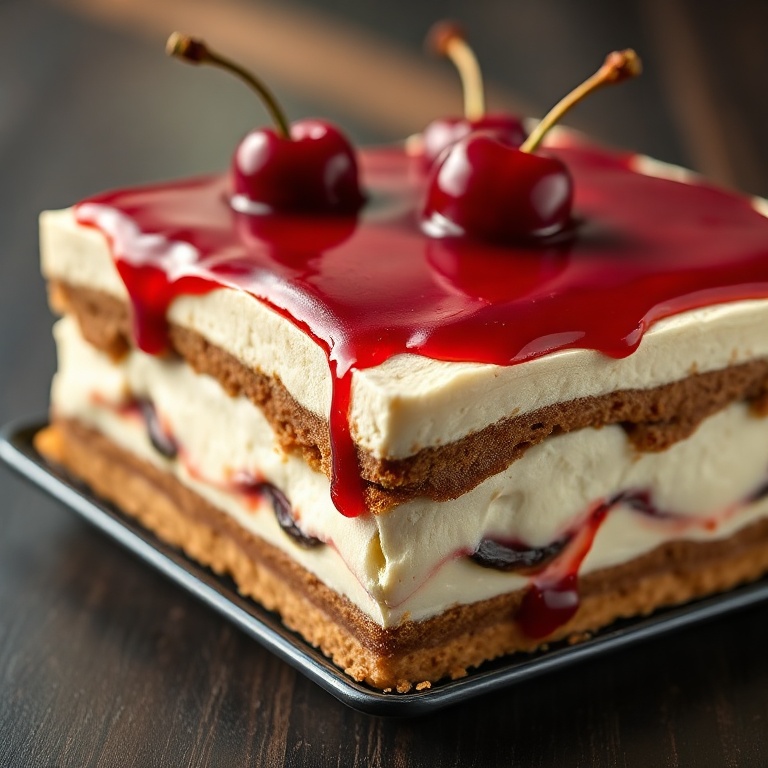 Easy Cherry Tiramisu