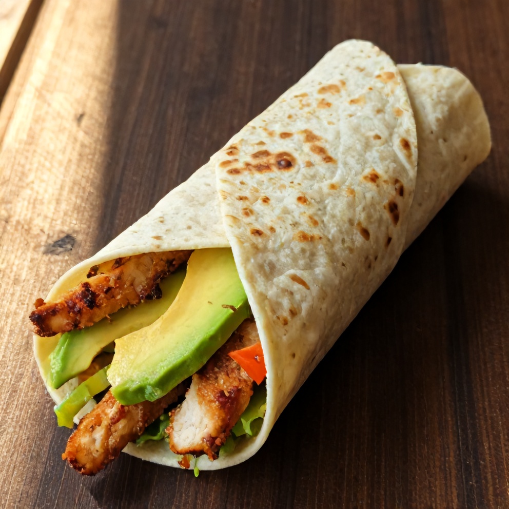 chicken avocado wrap