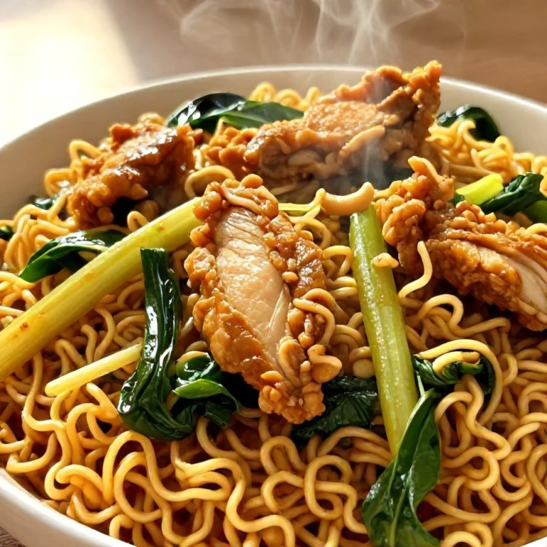 chicken ramen stir fry