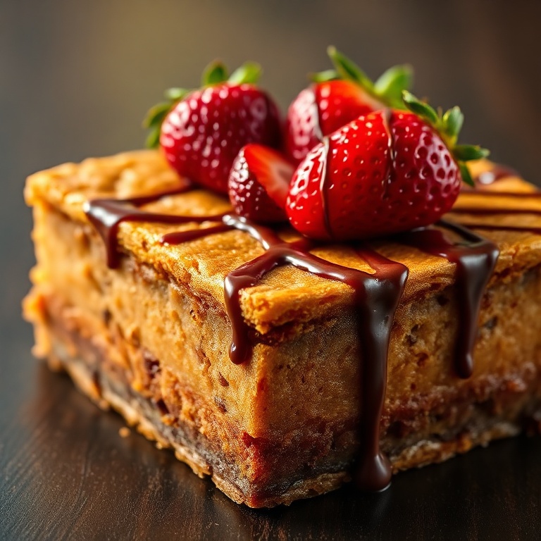 easy chocolate covered strawberry brownies