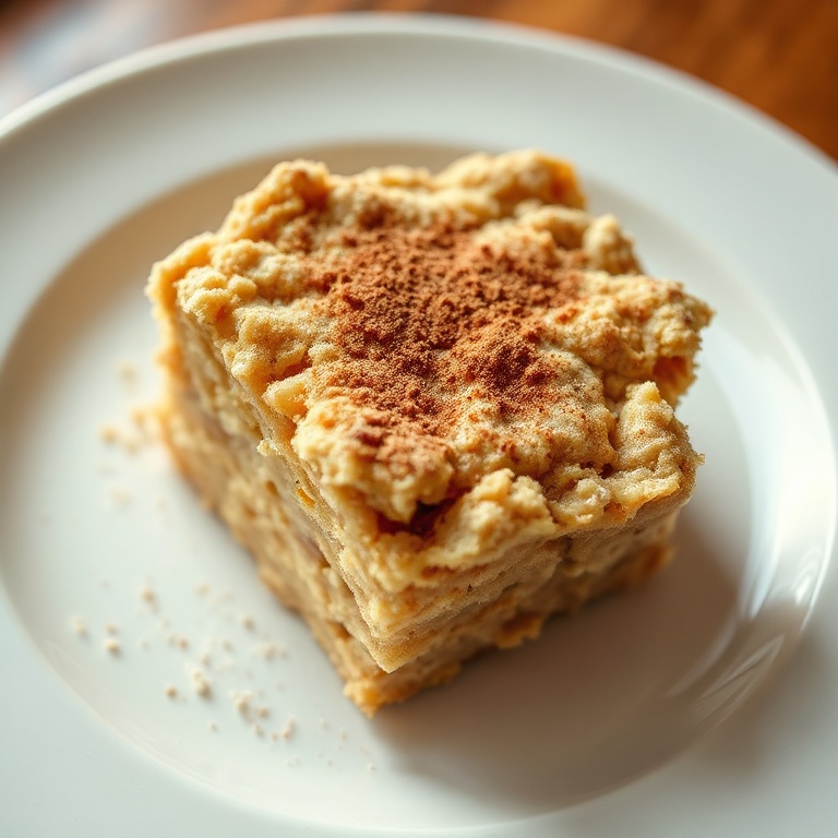 Easy Cinnamon Roll Baked Oatmeal