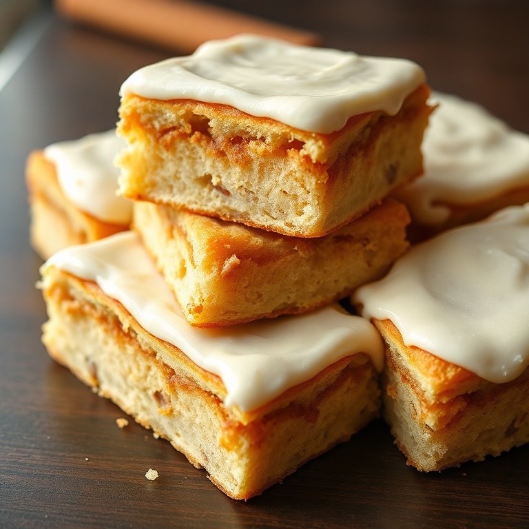 Easy Cinnamon Roll Bars