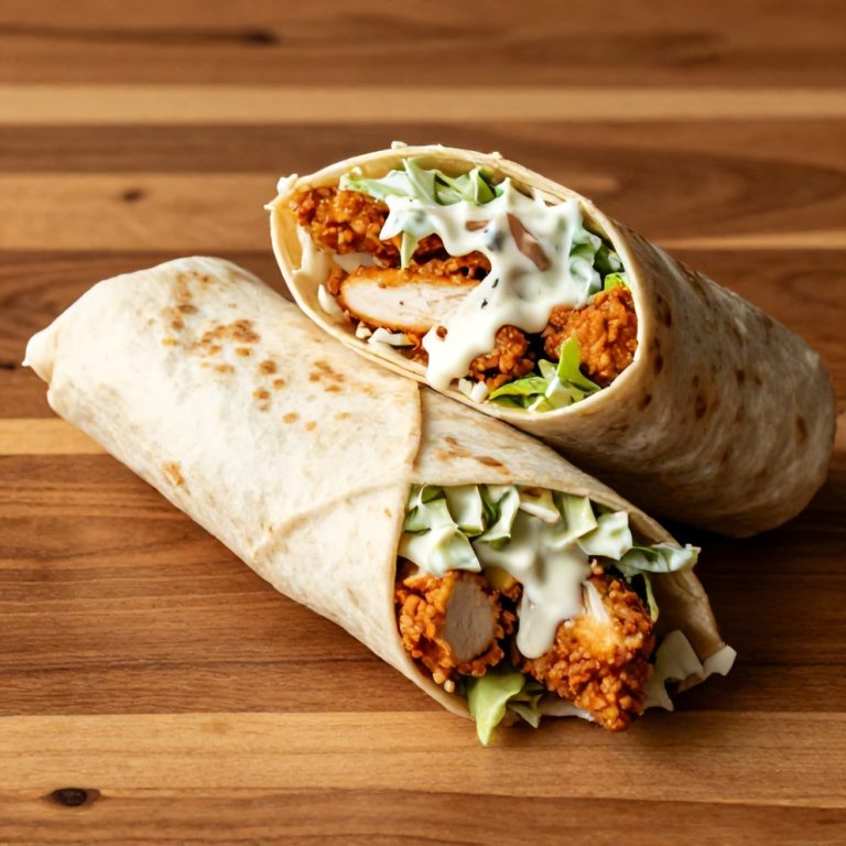 Easy Chicken Caesar Wrap