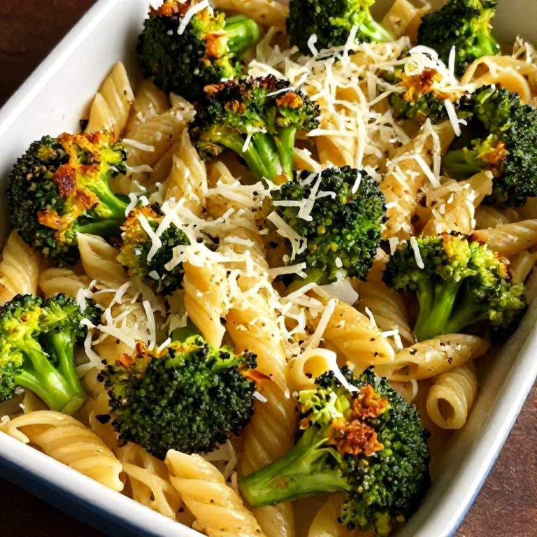 Easy Garlic Parmesan Broccoli Pasta