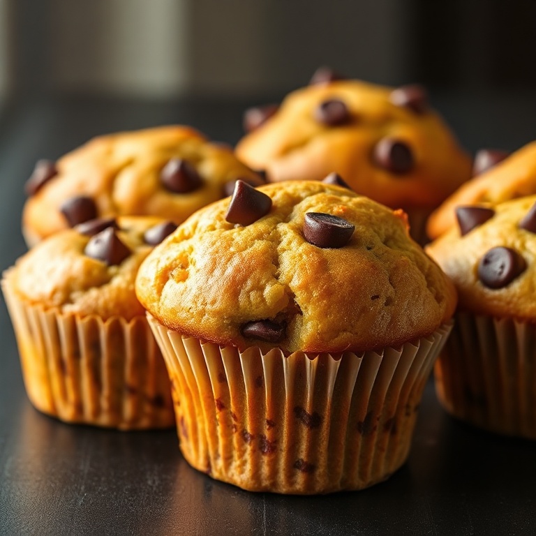 Easy Greek Yogurt Chocolate Chip Muffins