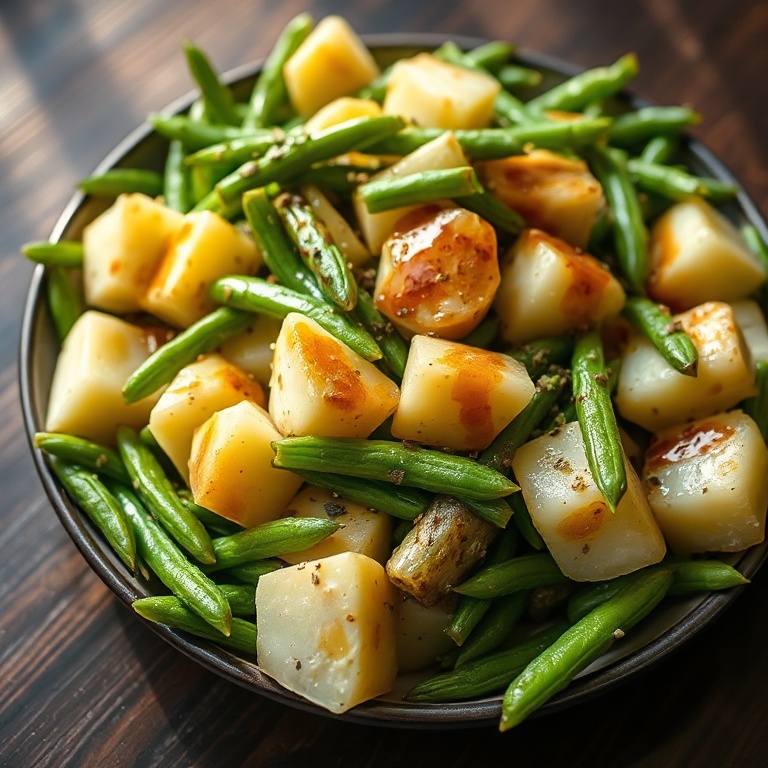 easy green bean potato salad