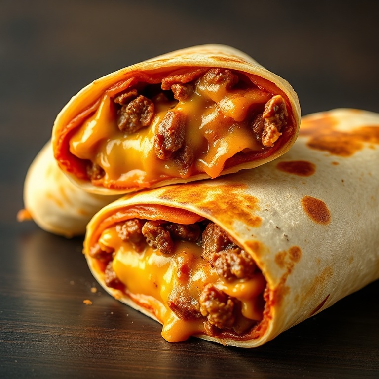 Easy Grilled Cheese Burrito