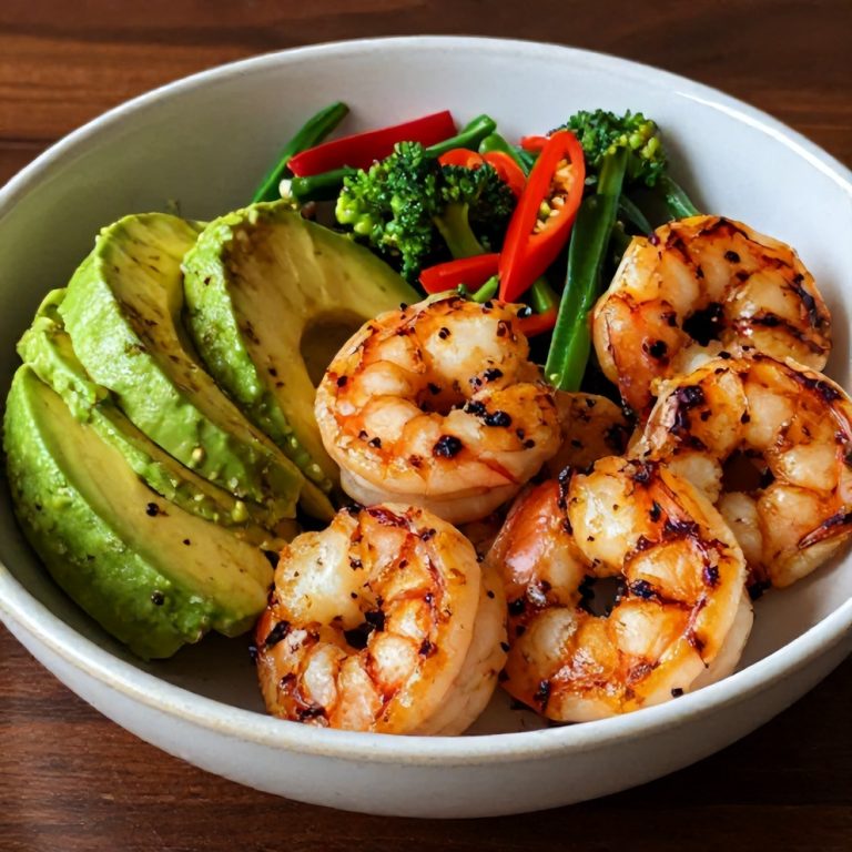 Easy Grilled Shrimp and Avocado Bowl
