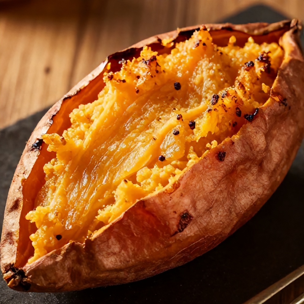 honey roasted sweet potatoes