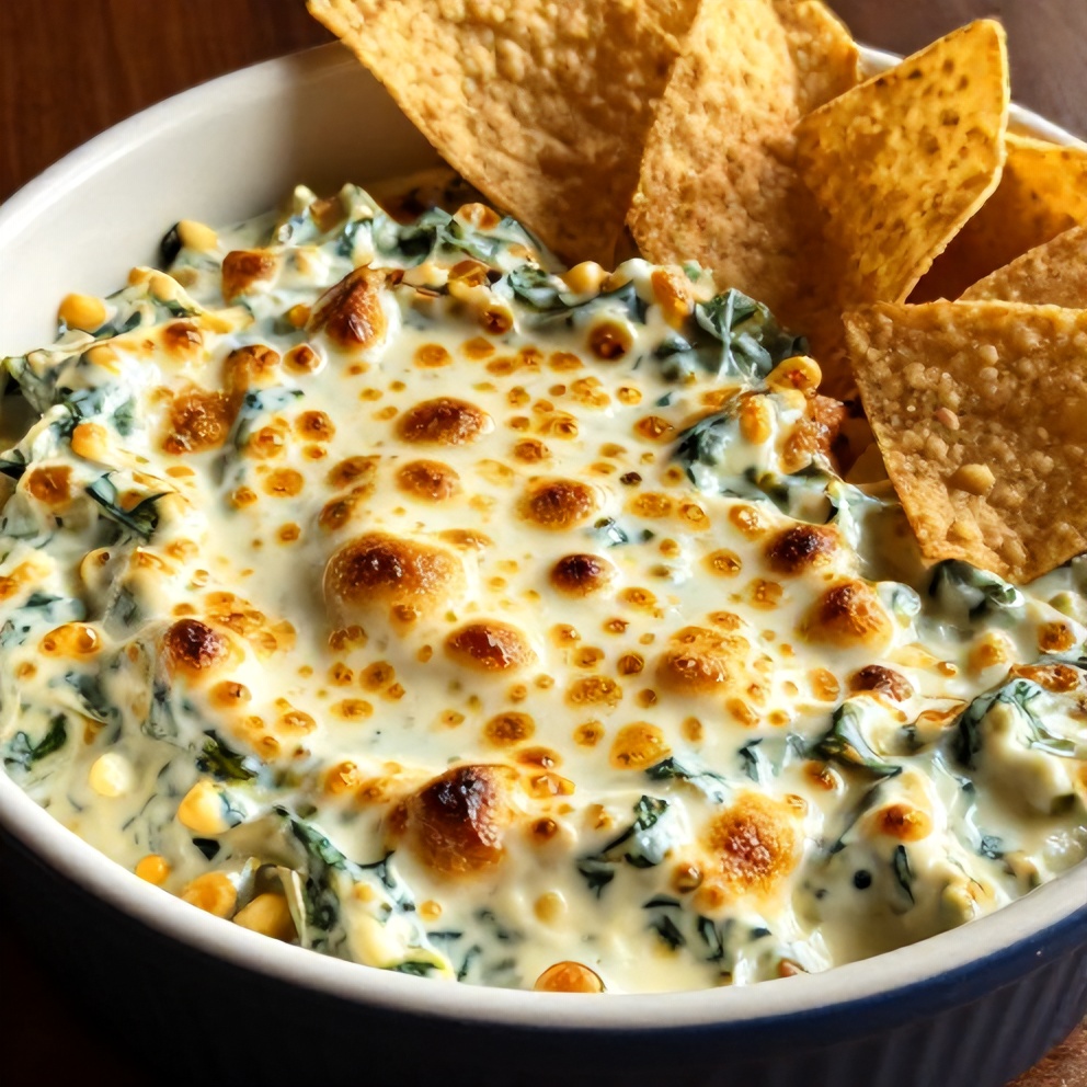 Easy Jalapeño Spinach Artichoke Dip
