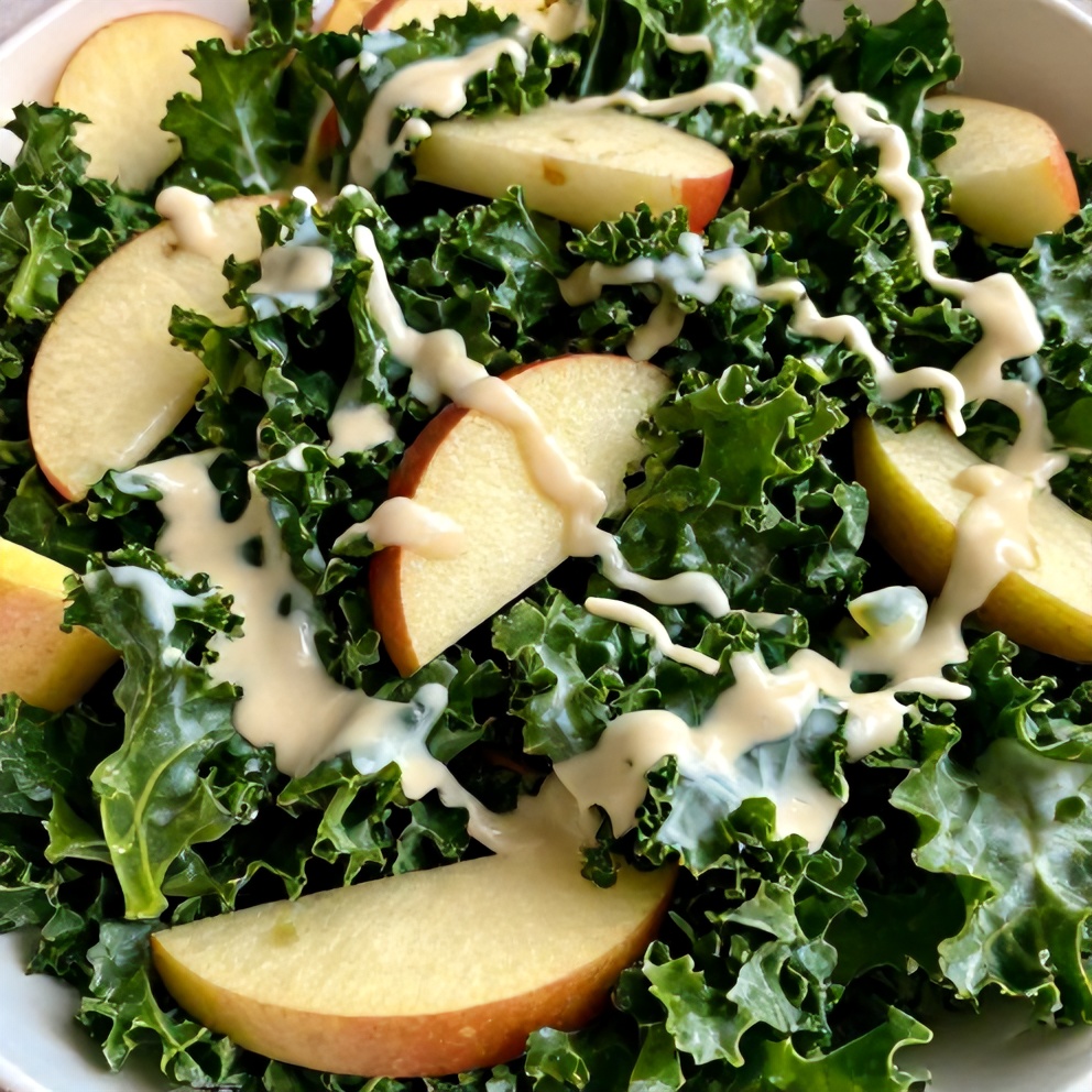 Easy Kale and Apple Salad