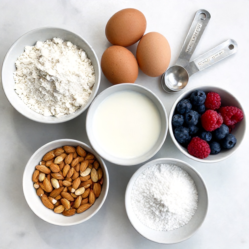 Keto Pancakes Ingredients