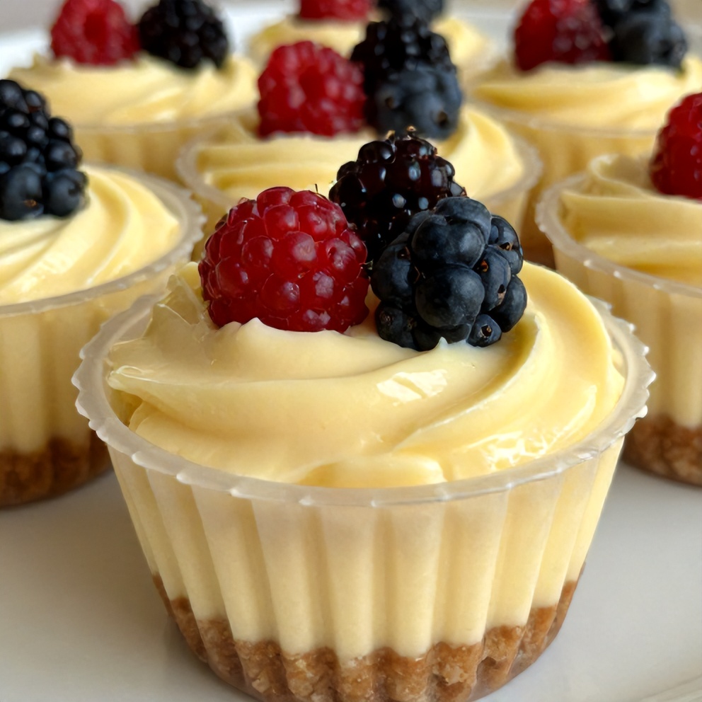 Easy Keto No Bake Lemon Cheesecake Cups
