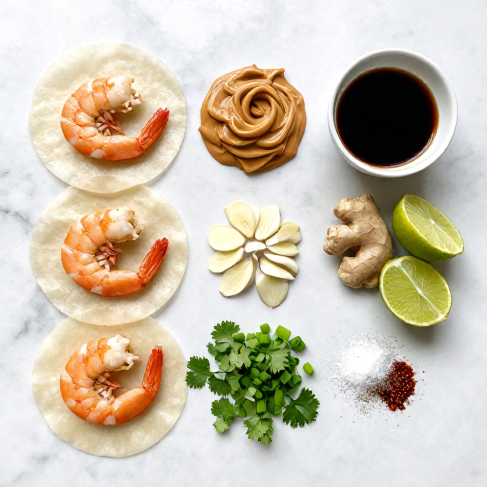 Keto Spring Roll Ingredients