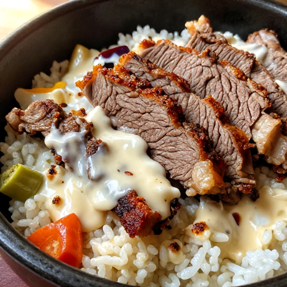 Korean BBQ Steak Rice Bowls