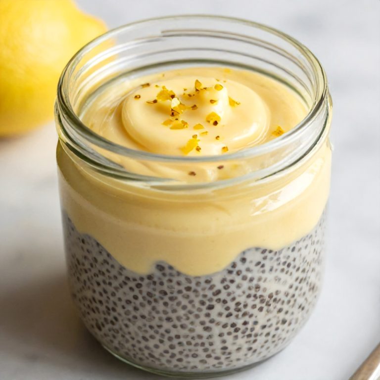 Easy Lemon Curd Chia Pudding