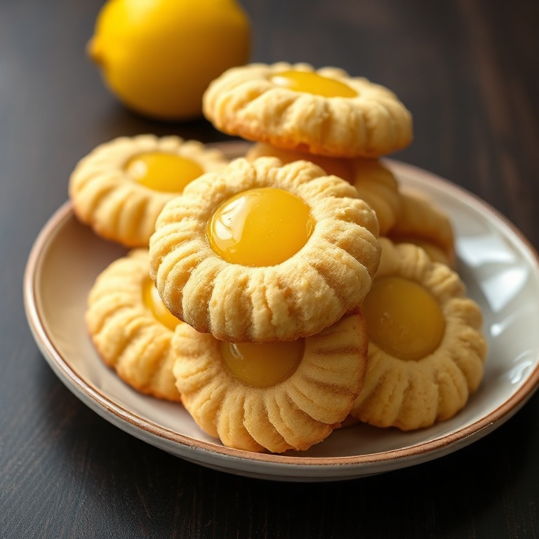 easy lemon curd cookies