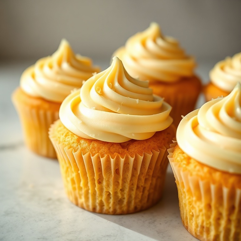 Easy Mango Coconut Cupcakes
