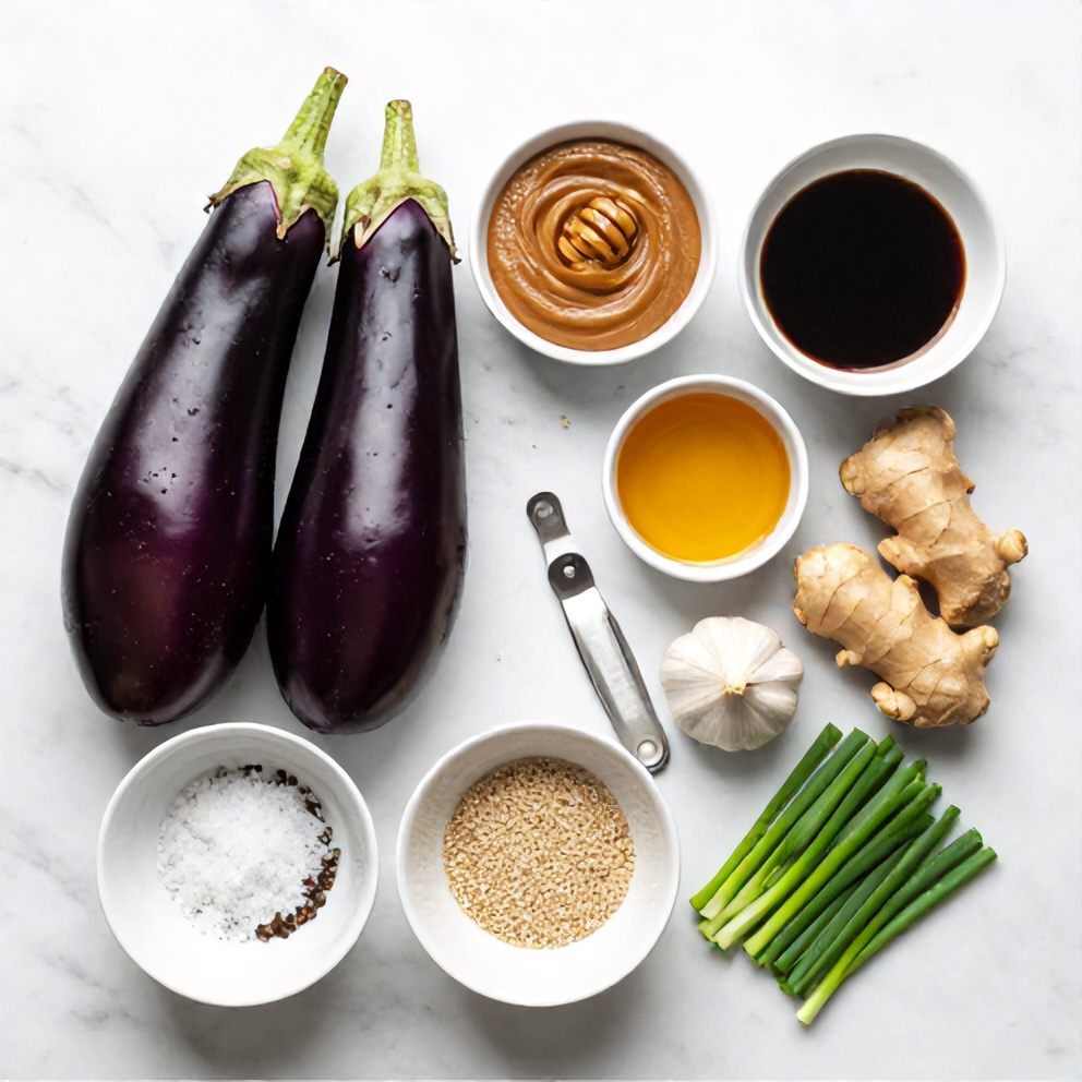 Miso Glazed Eggplant Ingredients