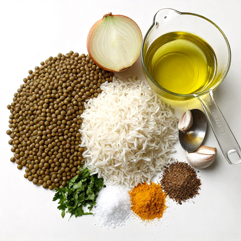 Mujadara Ingredients
