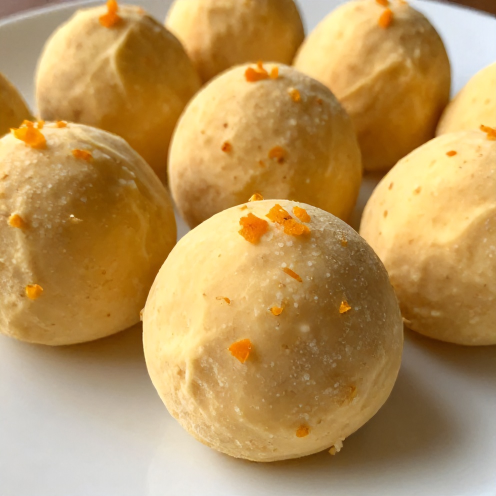 easy no bake orange creamsicle truffles