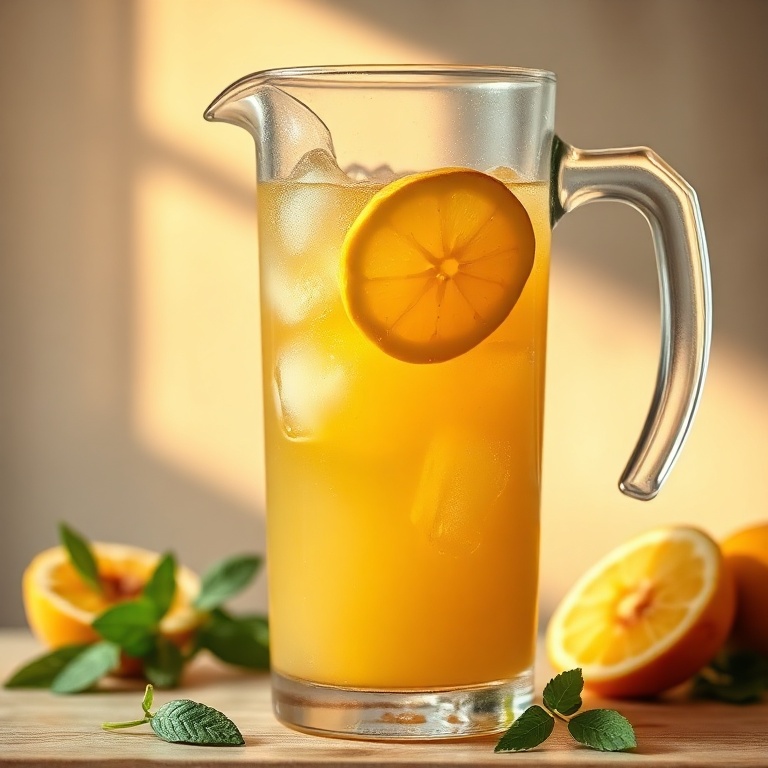 Easy Peach Lemonade